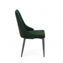 Стул HALMAR K365 темно-зеленый/черный